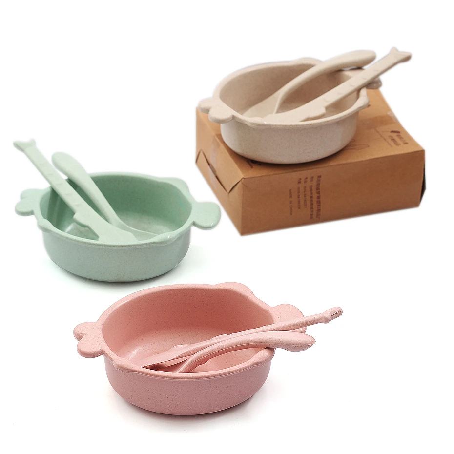 3 Pcs/Set Baby Feeding Food Tableware Fish Mouth Modeling Wheat Straw Environmental Protection Children Training Tableware Plate
3 Pcs/Set Baby Feeding Food Tableware Fish Mouth Modeling Wheat Straw Environmental Protection Children Training Tableware Plate