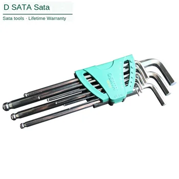 Sata Flagship Store Hardware Tools 9-Piece Metric Extra-Long Ball Head Bit Hexagon Socket Wrench Home Set 09101
Sata Flagship Store Hardware Tools 9-Piece Metric Extra-Long Ball Head Bit Hexagon Socket Wrench Home Set 09101
