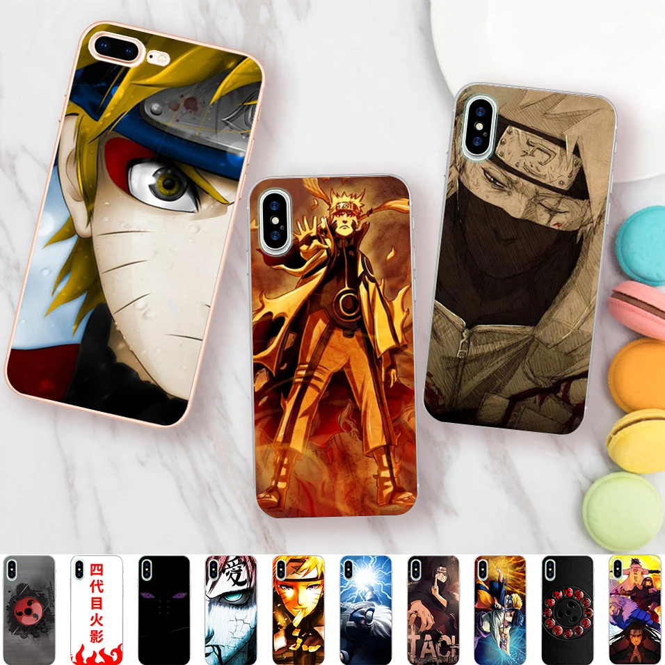 Japanese Anime Naruto Case for iPhone X 5 S 5S XR XS Max 6 6S 7 8 Plus Cover TPU Capas Soft Silicone Phone Fundas | Мобильные