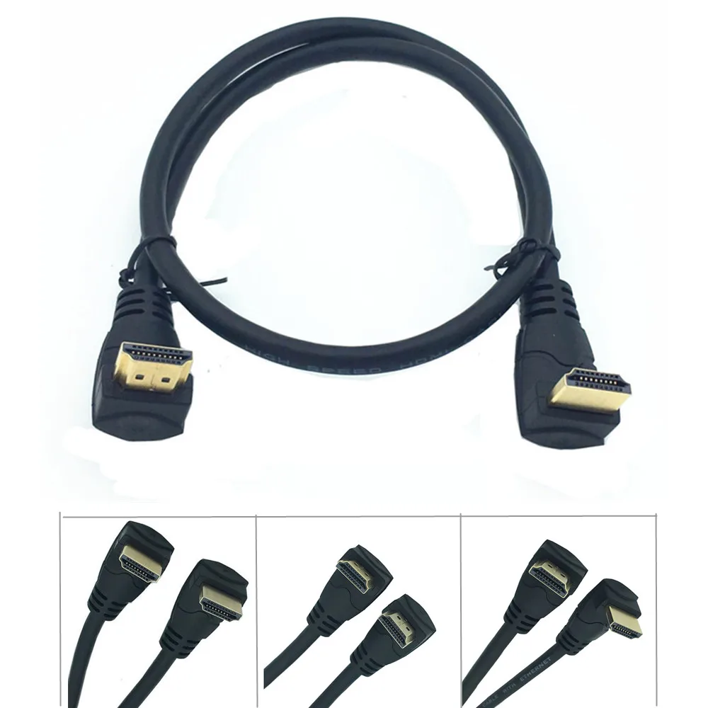 4K HDMI 2.0 Cable 90/270 Degree Elbow Angle HDMI to HDMI Cable 2K*4K for TV PC Projector PS3 PS4 Laptop 0.3M 0.6M 1.8M
4K HDMI 2.0 Cable 90/270 Degree Elbow Angle HDMI to HDMI Cable 2K*4K for TV PC Projector PS3 PS4 Laptop 0.3M 0.6M 1.8M