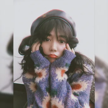 2019 retro Australian niche pullover women's purple sweater niche loose wear lazy wind sweater
2019 retro Australian niche pullover women's purple sweater niche loose wear lazy wind sweater