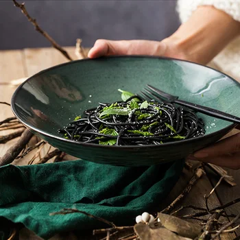 Creative Ceramic Bowl Fruit Salad Bowl Western Pasta Dish Home Kitchen Tableware Soup Bowl
Creative Ceramic Bowl Fruit Salad Bowl Western Pasta Dish Home Kitchen Tableware Soup Bowl