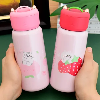 380Ml Thermos Bottle Water Bottle 304 Stainless Steel Bouncing Lid Thermos Thermosfles Drink Bottle Kids Thermocup Gourde Thermo
380Ml Thermos Bottle Water Bottle 304 Stainless Steel Bouncing Lid Thermos Thermosfles Drink Bottle Kids Thermocup Gourde Thermo