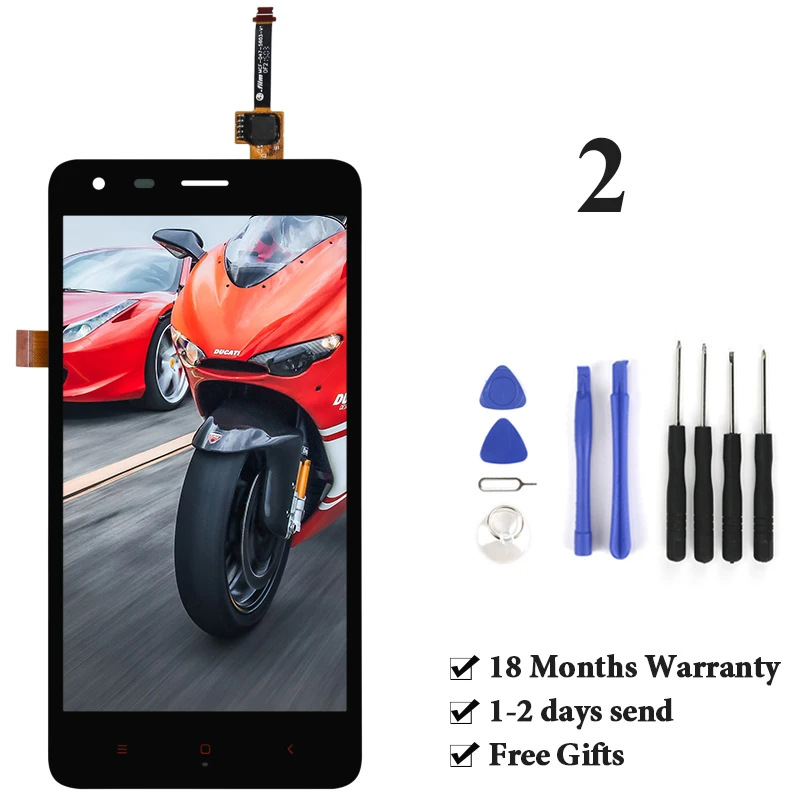 For xiaomi Redmi 2 / Redmi 2A LCD Screen For xiaomi high Quality LCD Digitizer With/No Frame Replacement Assembly
For xiaomi Redmi 2 / Redmi 2A LCD Screen For xiaomi high Quality LCD Digitizer With/No Frame Replacement Assembly