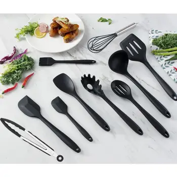 11PCS / Set Silicone Cooking Tools Non-stick Cookware High Temperature Resistant Combination Multi-function Kitchen Utensils
11PCS / Set Silicone Cooking Tools Non-stick Cookware High Temperature Resistant Combination Multi-function Kitchen Utensils