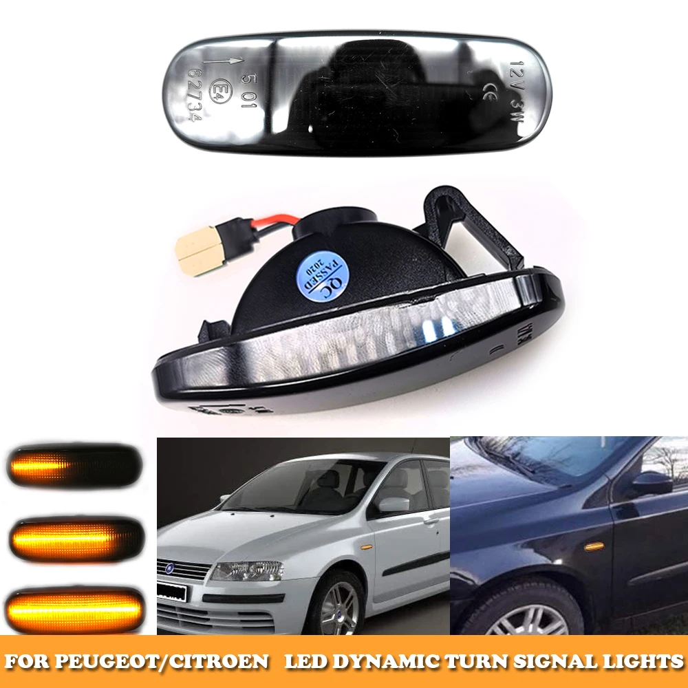 LED sequential blinker turn signal indicator lights for Peugeot Bipper Box Van Bipper Tepee Citroen Nemo Panel Van Nemo Estate
LED sequential blinker turn signal indicator lights for Peugeot Bipper Box Van Bipper Tepee Citroen Nemo Panel Van Nemo Estate