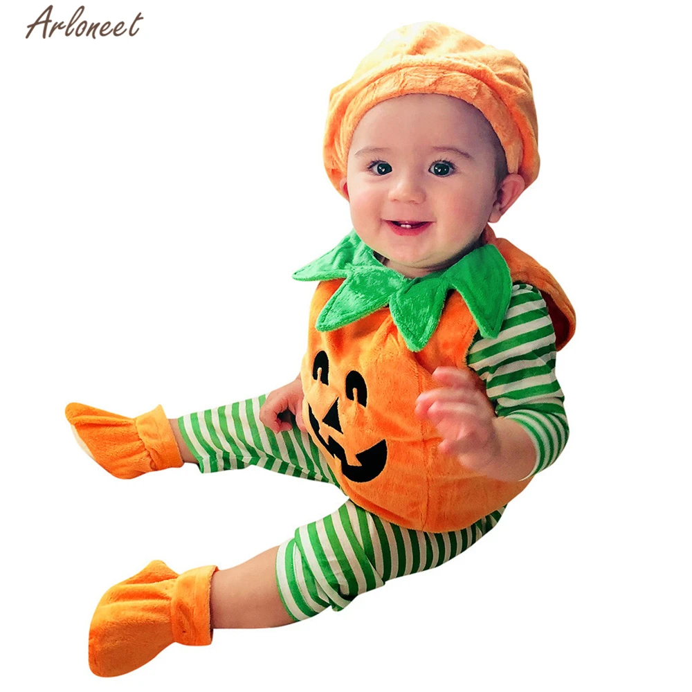 Фото ARLONEET/одежда для малышей комбинезон с рисунком тыквы девочек и мальчиков | Комплекты одежды для малышей (4000072198010)