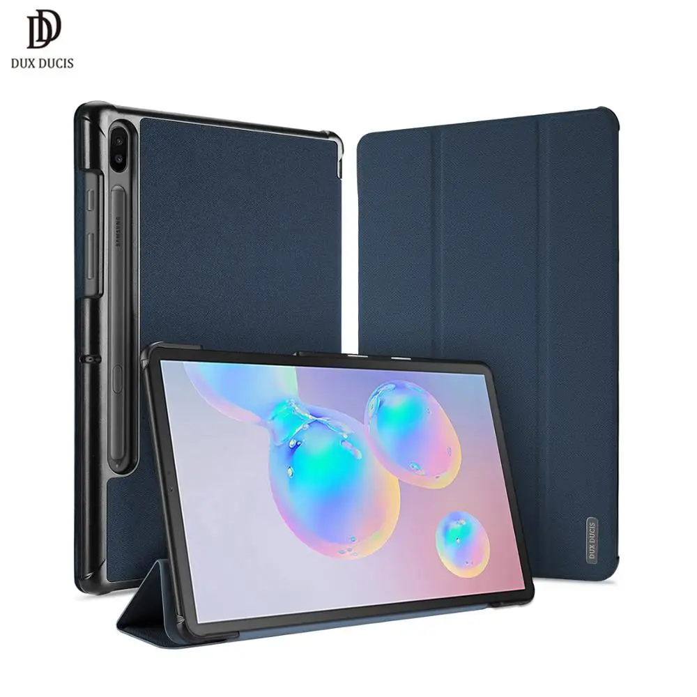 DUX DUCIS умный чехол из искусственной кожи для Samsung Galaxy TAB S6 откидной Магнитный