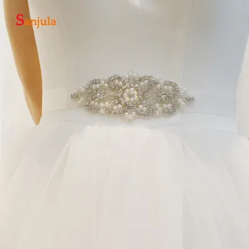 Dazzling Beaded Pearls Bridal Wedding Dress Belt Long Formal Dress Belt Accessories Colorful Satin Sash accesorios novia B23
Dazzling Beaded Pearls Bridal Wedding Dress Belt Long Formal Dress Belt Accessories Colorful Satin Sash accesorios novia B23