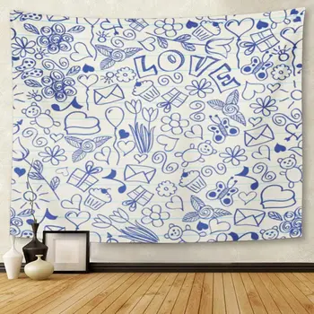 Drawing of Doodles on CMYK Global Color Ink Pencil Tapestry Wall Hanging for Living Room Bedroom Dorm 60x80 Inches
Drawing of Doodles on CMYK Global Color Ink Pencil Tapestry Wall Hanging for Living Room Bedroom Dorm 60x80 Inches