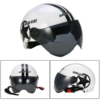 Hot Motorcycle Helmet Half Open Face Adjustable Size Protection Gear Head Helmets Unisex Five-pointed Star
Hot Motorcycle Helmet Half Open Face Adjustable Size Protection Gear Head Helmets Unisex Five-pointed Star