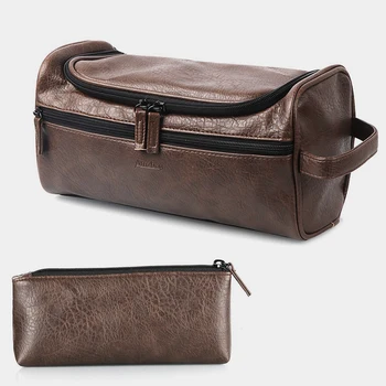 Men's Vintage Pu Leather Washing Storage Bag Large & Portage Travel Makeup Toiletry Bag For Women Neceser Mujer Neceser Hombre
Men's Vintage Pu Leather Washing Storage Bag Large & Portage Travel Makeup Toiletry Bag For Women Neceser Mujer Neceser Hombre