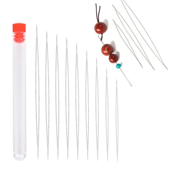 9Pcs Steel Large Big Eye Collapsible Embroidery Beading Needle Thread Sewing Needles Assorted Size Jewelry Tool
9Pcs Steel Large Big Eye Collapsible Embroidery Beading Needle Thread Sewing Needles Assorted Size Jewelry Tool