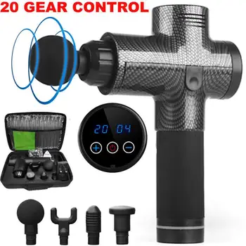 4000r/min Carbon-fiber Electric Muscle Massage Gun Deep Tissue Massage Therapy Body Shaping Muscle Relaxation Equipment with Bag
4000r/min Carbon-fiber Electric Muscle Massage Gun Deep Tissue Massage Therapy Body Shaping Muscle Relaxation Equipment with Bag
