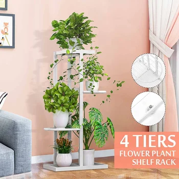 4 Tier Iron Plant Flower Shelf Multi-storey Indoor Home Balcony Rack Wrought Living Room Space Flower Pot Floor-Standing Shelf
4 Tier Iron Plant Flower Shelf Multi-storey Indoor Home Balcony Rack Wrought Living Room Space Flower Pot Floor-Standing Shelf