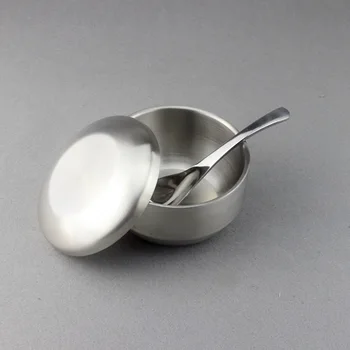 10 cm Korean rice bowl 304 stainless steel double layer anti-frost children's bowl with lid free spoon free shipping
10 cm Korean rice bowl 304 stainless steel double layer anti-frost children's bowl with lid free spoon free shipping
