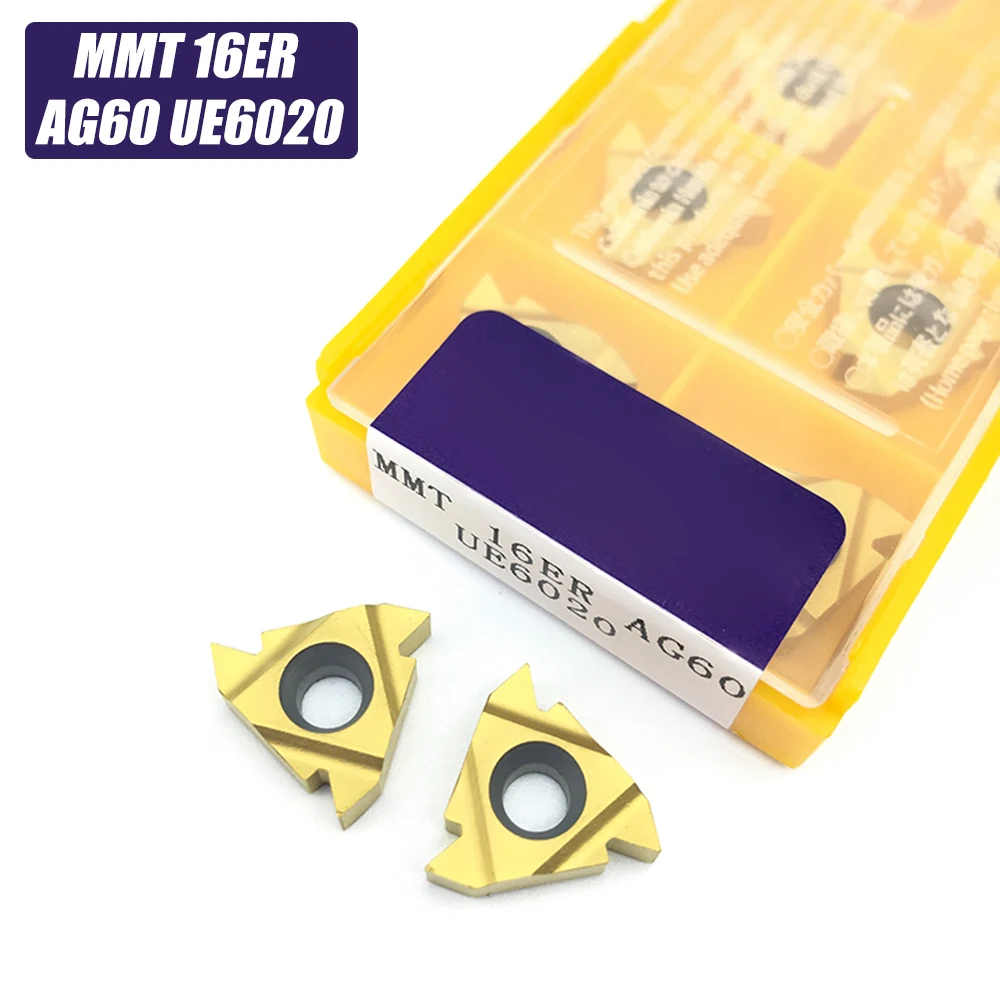 10pcs MMT 16ER AG60 UE6020 carbide inserts Thread Turning tool cutting tool Lathe Tools Milling cutter CNC tool 16ERAG60
10pcs MMT 16ER AG60 UE6020 carbide inserts Thread Turning tool cutting tool Lathe Tools Milling cutter CNC tool 16ERAG60