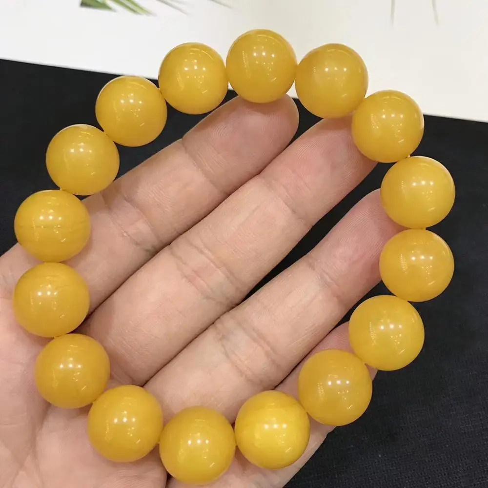 Certificate 14mm Natural Yellow Amber Gemstone Round Beads Bracelet Women Men Healing Stretch Crystal Bracelet Jewelry AAAAA
Certificate 14mm Natural Yellow Amber Gemstone Round Beads Bracelet Women Men Healing Stretch Crystal Bracelet Jewelry AAAAA