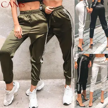 Women Ladies Casual Long Pant Stripe Elegant Fitness Track Pants Harajuku Trousers Streetwear pantalon femme dames kleding
Women Ladies Casual Long Pant Stripe Elegant Fitness Track Pants Harajuku Trousers Streetwear pantalon femme dames kleding