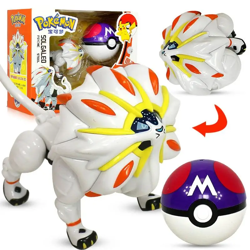 Pokemon Pikachu Solgaleo Toys Model Pocket Elf Ball Manual Deformation Robot Elf Baby Set Movie & TV Toy Figure 
Pokemon Pikachu Solgaleo Toys Model Pocket Elf Ball Manual Deformation Robot Elf Baby Set Movie & TV Toy Figure