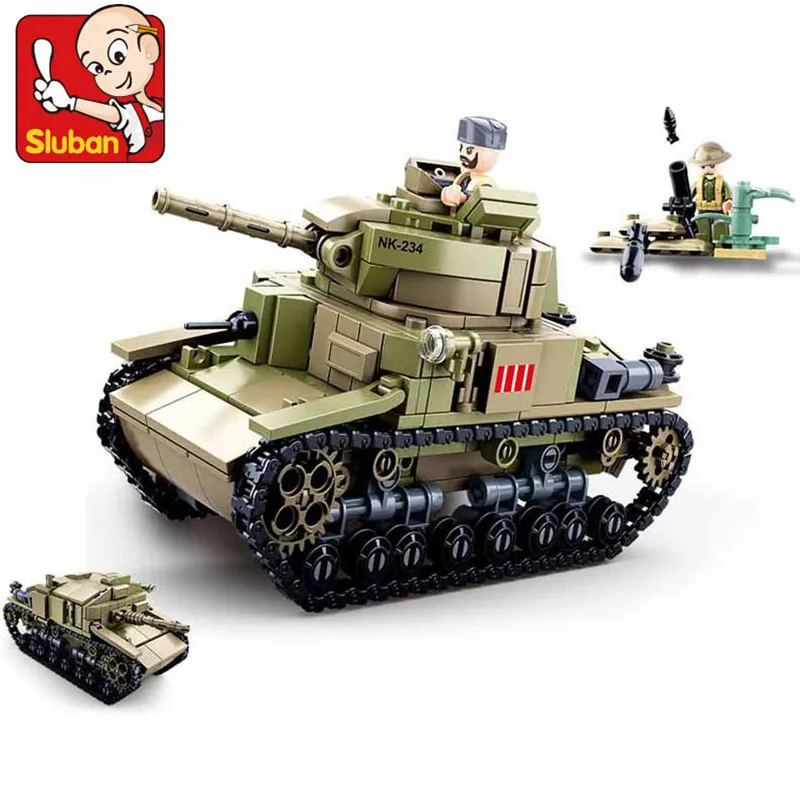 463Pcs World War II 2 In 1 M13/40 Medium Tank Building Blocks WW2 Military Car Model Toys As Christmas Gift For Children
463Pcs World War II 2 In 1 M13/40 Medium Tank Building Blocks WW2 Military Car Model Toys As Christmas Gift For Children