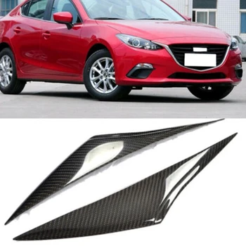 Carbon Fiber Front Headlight Lamp Cover Trim head light lamp Eyelid Strips for Mazda 3 Axela 2014-2016
Carbon Fiber Front Headlight Lamp Cover Trim head light lamp Eyelid Strips for Mazda 3 Axela 2014-2016