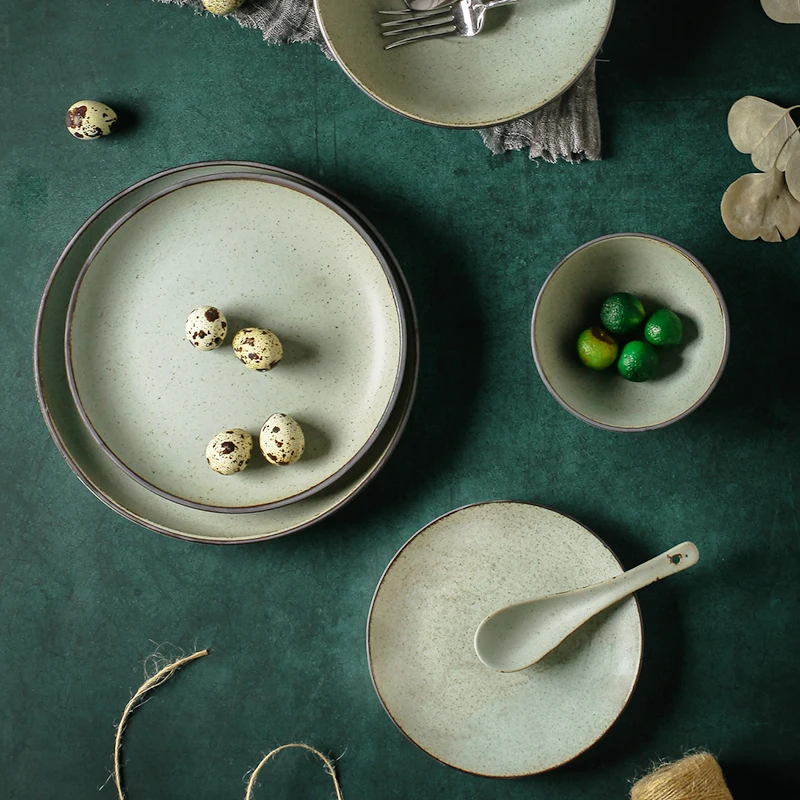 FANTERCY Japanese Tableware Dishes Dish Set Nordic Tableware Retro Home Ceramic Dish Cup Salad Platedishes and Plates Sets
FANTERCY Japanese Tableware Dishes Dish Set Nordic Tableware Retro Home Ceramic Dish Cup Salad Platedishes and Plates Sets