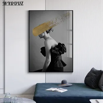 Nordic Modern Fashion Beauty Gold Leaf Art Decor Room Living Sofa Wall Decor Quality Canvas Painting Poster Home Decor Picture
Nordic Modern Fashion Beauty Gold Leaf Art Decor Room Living Sofa Wall Decor Quality Canvas Painting Poster Home Decor Picture