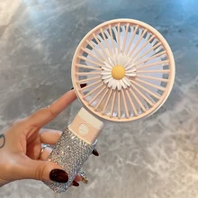 Handheld Fan Mini Fans Crystal Ventilador USB Rechargeable Fan Hand Air Cooler Portable Student Office Cute Small Cooling Fans 
Handheld Fan Mini Fans Crystal Ventilador USB Rechargeable Fan Hand Air Cooler Portable Student Office Cute Small Cooling Fans