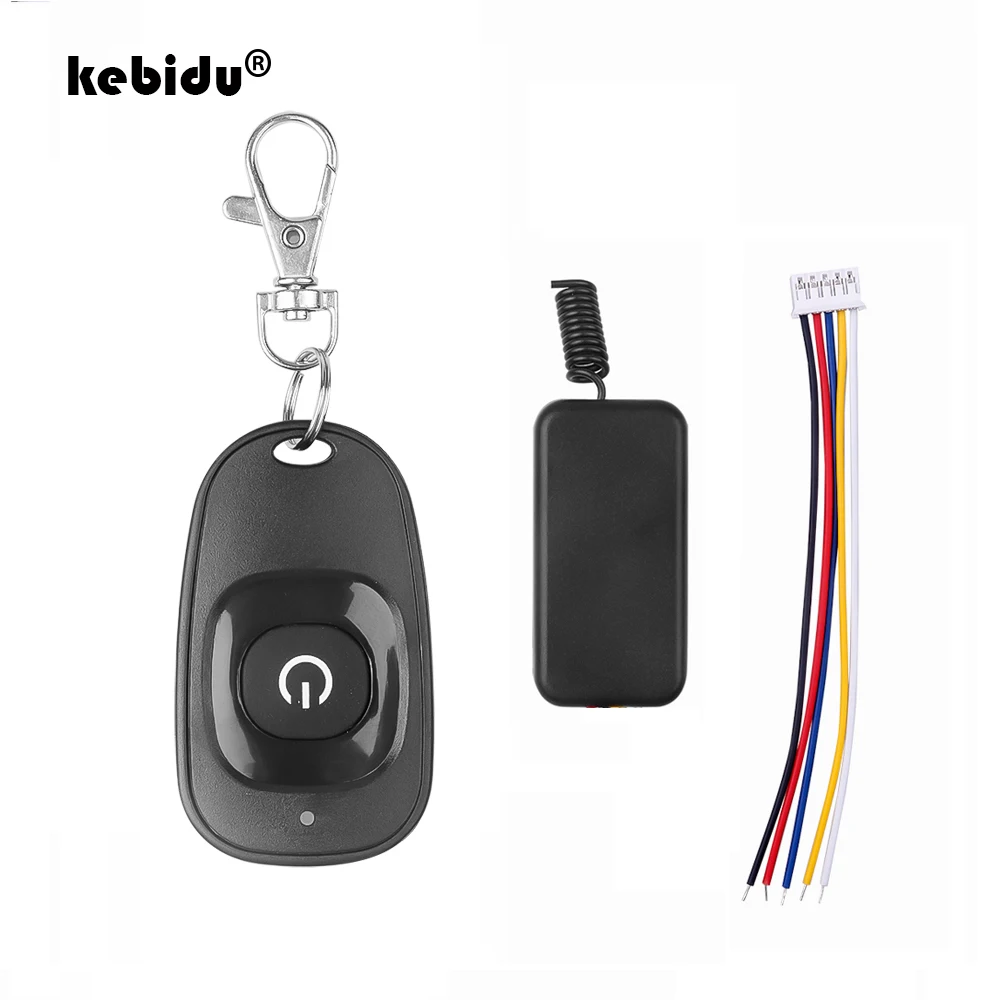 kebidu 1CH Mini Relay Wireless RF Remote Control 433mhz DC 5V-12V Switch LED Lamp Controller with Receiver Transmitter | Электроника