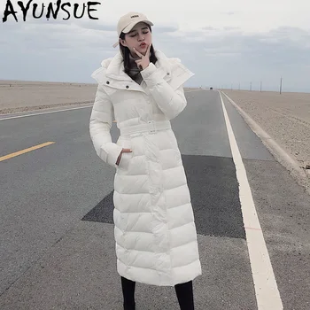 AYUNSUE 2020 White Duck Down Jacket Women Hooded Long Winter Jacket for Women Warm Korean Puffer Jackets Coats MER1226 KJ3476
AYUNSUE 2020 White Duck Down Jacket Women Hooded Long Winter Jacket for Women Warm Korean Puffer Jackets Coats MER1226 KJ3476