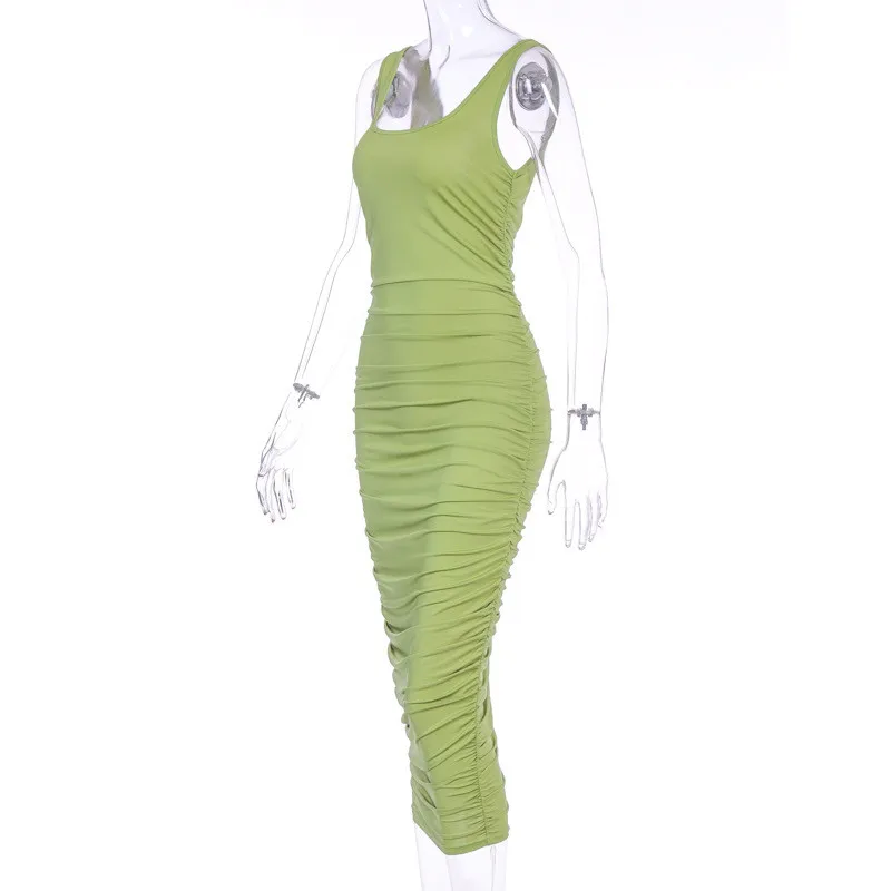 ruched midi dress09