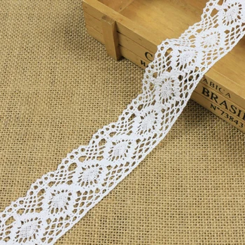 4.3cm Wide Diamond Single Wave Edge Cotton Lace Trim Crochet Sewing Border Lace For Home Textiles DIY Decorating Supplies 10M
4.3cm Wide Diamond Single Wave Edge Cotton Lace Trim Crochet Sewing Border Lace For Home Textiles DIY Decorating Supplies 10M