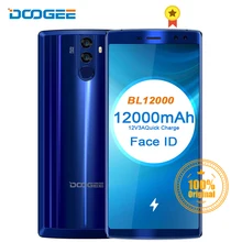DOOGEE BL12000 Smartphone 12000mAh תשלום מהיר 6.0 ''18:9 FHD תצוגת MTK6750T אוקטה Core 4GB 32GB 16MP מצלמה אנדרואיד 7.1 טלפונים(China)