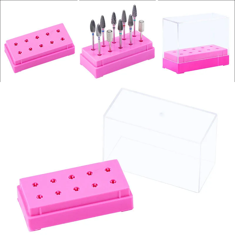 Empty Storage Box for Nail Art Drill Bits Plastic Holder Stand Display Container Mill Cutter Case Nail Supplies for Professional
Empty Storage Box for Nail Art Drill Bits Plastic Holder Stand Display Container Mill Cutter Case Nail Supplies for Professional