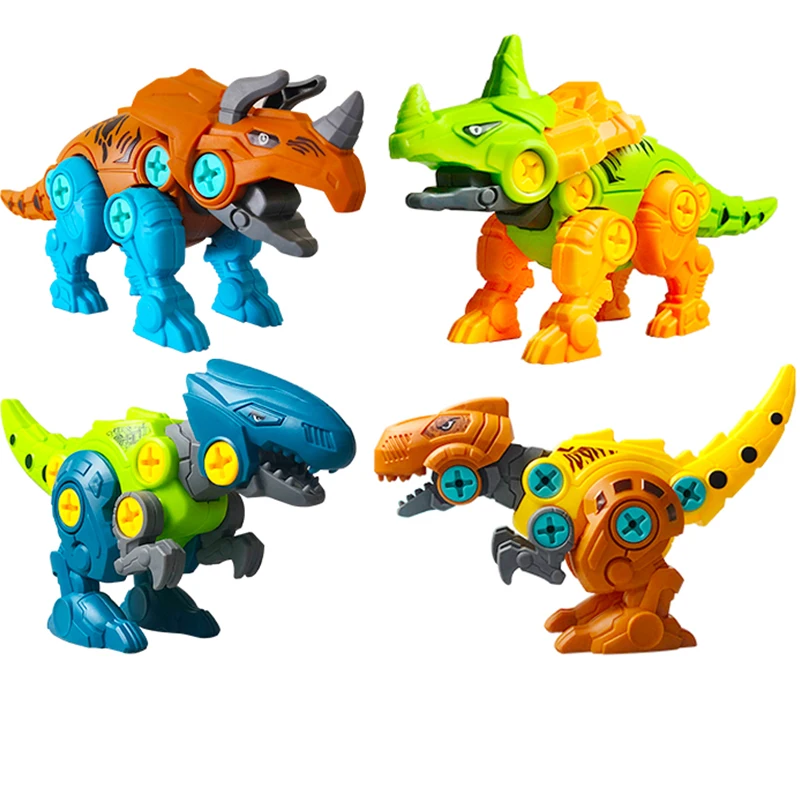 4 in 1 DIY Dinosaur Model Toy Set Assembly Dinosaur Toys Fantasy Dinosaure Animal Educational Dinosaurios Toys For Children Gift
4 in 1 DIY Dinosaur Model Toy Set Assembly Dinosaur Toys Fantasy Dinosaure Animal Educational Dinosaurios Toys For Children Gift