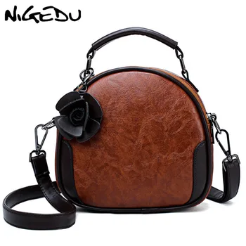NIGEDU Vintage Soft PU Leather Female Handbag Small Shell Women Shoulder Bag Flower Decorate Crossbody Bags For Lady Totes bolsa
NIGEDU Vintage Soft PU Leather Female Handbag Small Shell Women Shoulder Bag Flower Decorate Crossbody Bags For Lady Totes bolsa