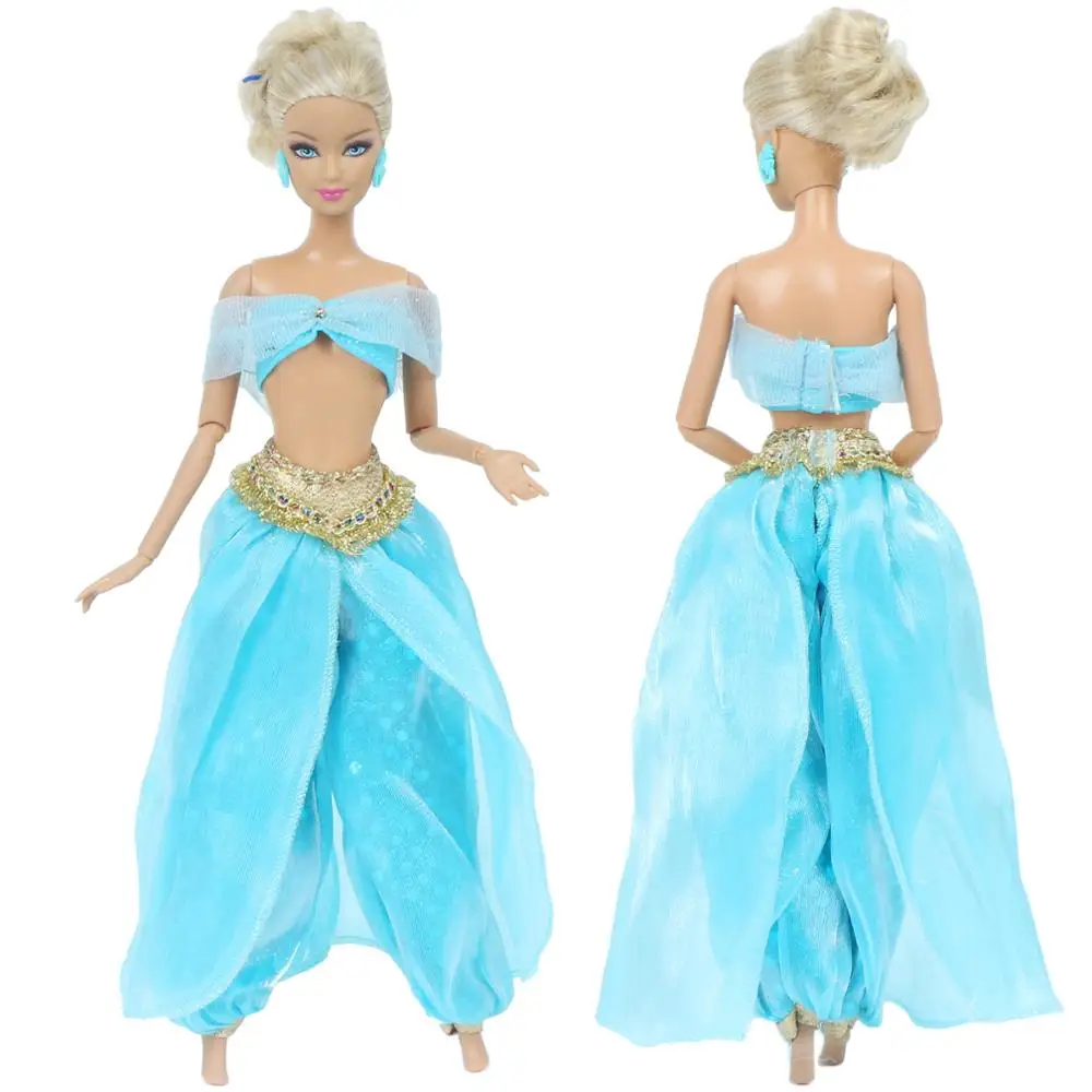 2 In 1 Special Outfit Fairy Tale Copy Aladdin Princess Cosplay Costume Blue Tops Trousers Accessories Clothes for Barbie Doll
2 In 1 Special Outfit Fairy Tale Copy Aladdin Princess Cosplay Costume Blue Tops Trousers Accessories Clothes for Barbie Doll