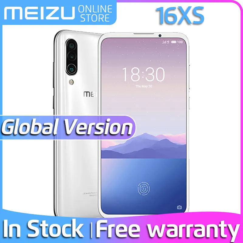 Meizu 16xs s Global Version Meizu16 x 6GB 64GB Cellphone Snapdragon 675 Big Battery Face Unlock 48MP Triple Camera Fast Charge | Мобильные
