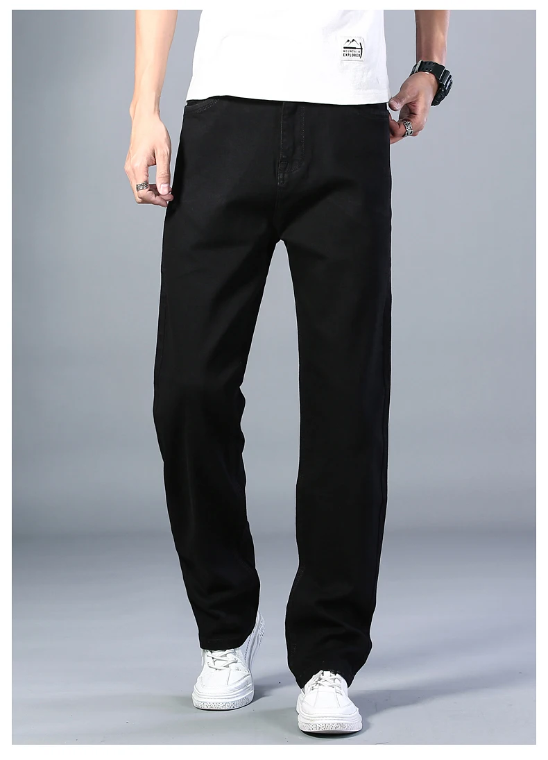 Mens Thin leg Loose Jeans Classic Mens Thin leg Loose Jeans Classic