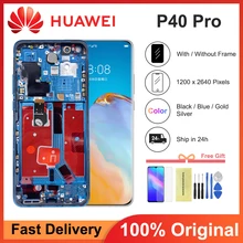 Ensemble écran tactile LCD de remplacement, 6.58 pouces, pour Huawei P40 Pro, ORIGINAL=