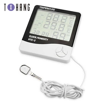 Digital LCD Temperature Thermometer Hygrometer Humidity Meter Home White HTC-2 Htc-1
Digital LCD Temperature Thermometer Hygrometer Humidity Meter Home White HTC-2 Htc-1