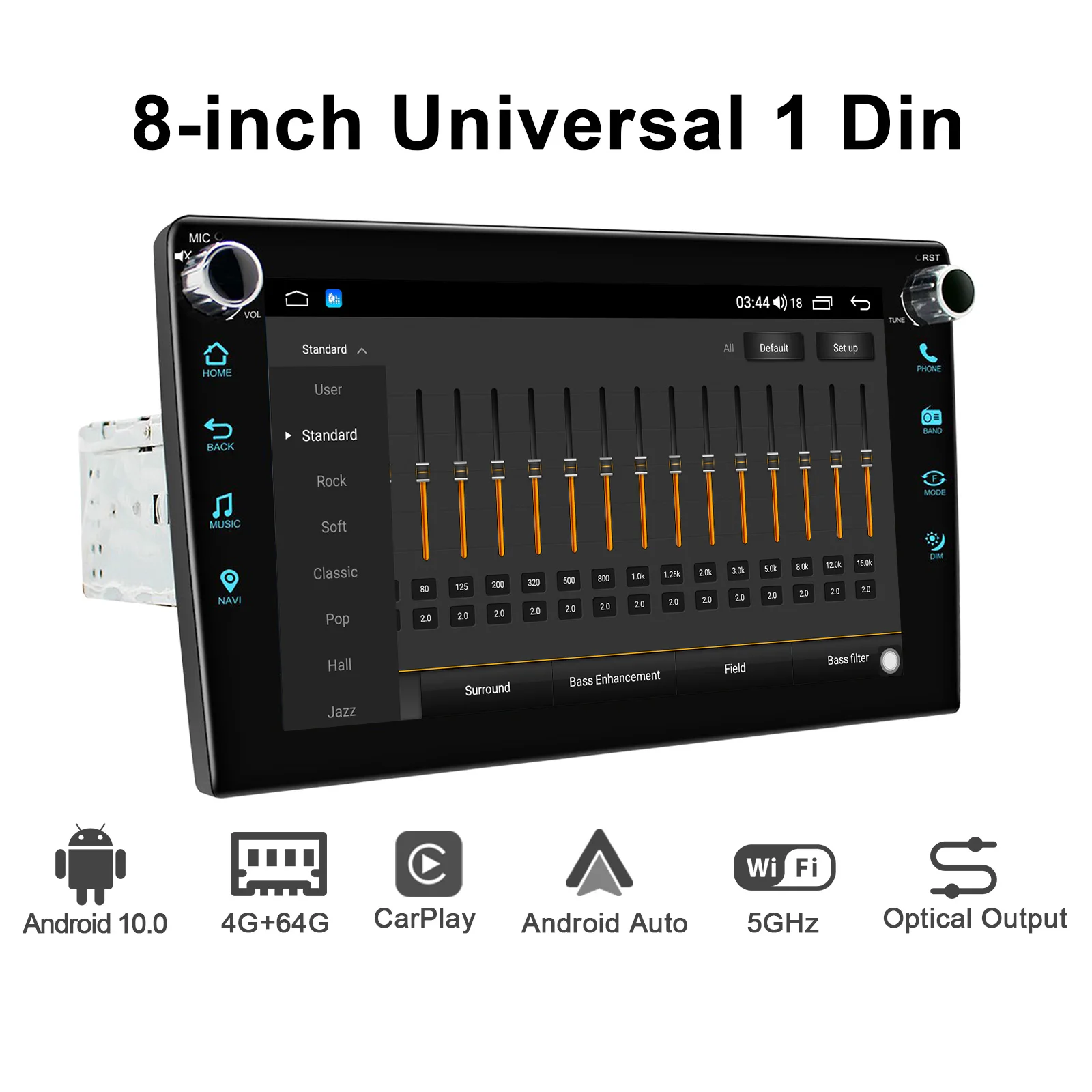 Car Radio 1 din car radio head unit GPS Navigation stereo multimedia video universal audio MP5 music 8 inch 1280*720 support 4G
Car Radio 1 din car radio head unit GPS Navigation stereo multimedia video universal audio MP5 music 8 inch 1280*720 support 4G