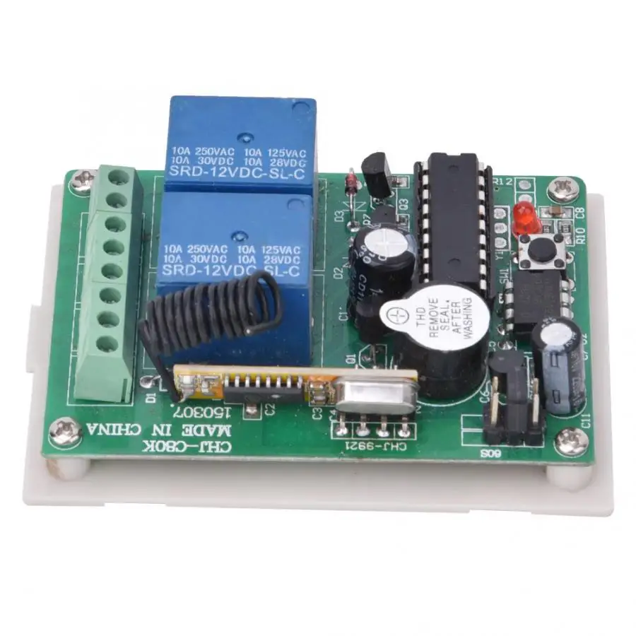 C80K 2 Channel CW CCW Motor Controller 12V Wireless Remote Control Momentary Switch
C80K 2 Channel CW CCW Motor Controller 12V Wireless Remote Control Momentary Switch