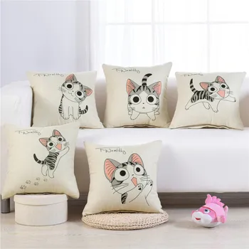 45x45cm Cartoon Animal Cute Cat Printed Sofa Cushion Cover Throw Pillowcase Children Bedroom Decor
45x45cm Cartoon Animal Cute Cat Printed Sofa Cushion Cover Throw Pillowcase Children Bedroom Decor