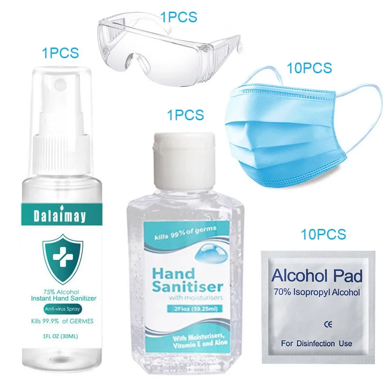 75% 60ml Alcohol Disposable Hand Sanitizer +Disposable Mask Suit Quick-drying Hands-Free Water Disinfecting Hand Wash Gel
75% 60ml Alcohol Disposable Hand Sanitizer +Disposable Mask Suit Quick-drying Hands-Free Water Disinfecting Hand Wash Gel