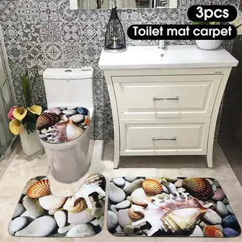 3pcs/set Bathroom Mat Set Bath Mat Toilet Lid Cover Anti Slip Kitchen Bathroom Floor Mats Flannel Toilet Rugs Carpet Decor 
3pcs/set Bathroom Mat Set Bath Mat Toilet Lid Cover Anti Slip Kitchen Bathroom Floor Mats Flannel Toilet Rugs Carpet Decor
