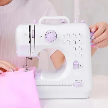 Sewing Machine Mini Portable Sewing Machine Household Multifunction Foot Pedal Straight Line Hand Table Two Thread Kit HWC
Sewing Machine Mini Portable Sewing Machine Household Multifunction Foot Pedal Straight Line Hand Table Two Thread Kit HWC
