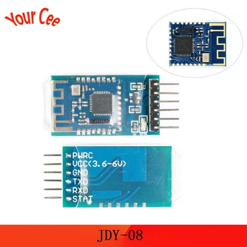 JDY-08 Bluetooth 4.0 BLE Module Bluetooth Module CC2541 Integration IBeacon/airsync WeChat Transparent Transmission JDY 08
JDY-08 Bluetooth 4.0 BLE Module Bluetooth Module CC2541 Integration IBeacon/airsync WeChat Transparent Transmission JDY 08