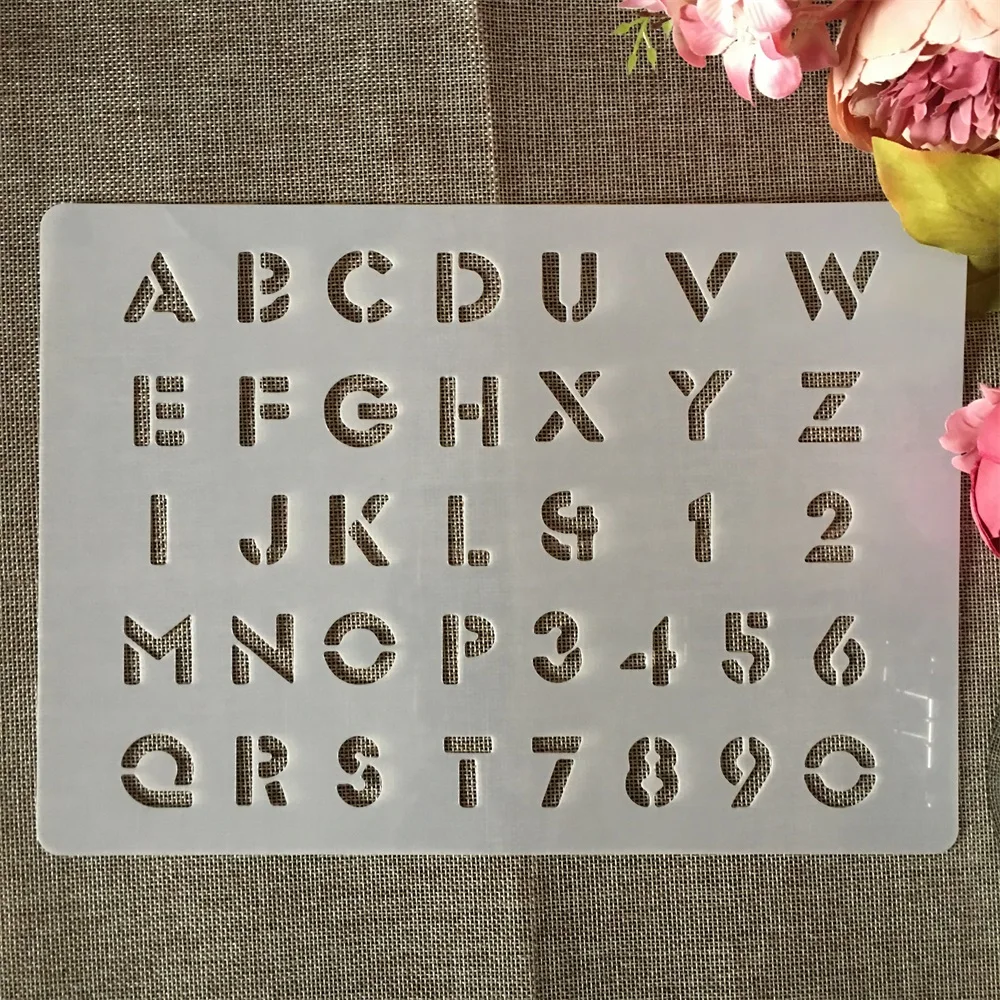 A4 29cm Alphabet English Letters Type C DIY Layering Stencils Painting Scrapbook Coloring Embossing Album Decorative Template
A4 29cm Alphabet English Letters Type C DIY Layering Stencils Painting Scrapbook Coloring Embossing Album Decorative Template